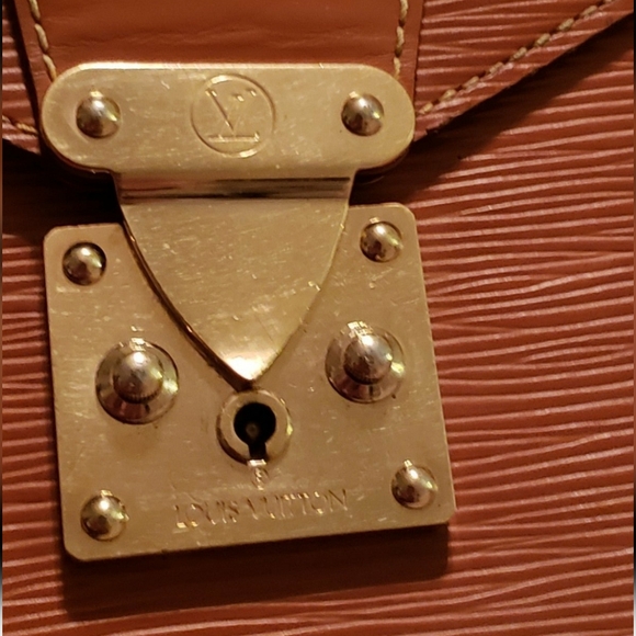 LOUIS VUITTON Authentic Vintage Serviette Ambassadeur Epi Leather Briefcase - Picture 3 of 11